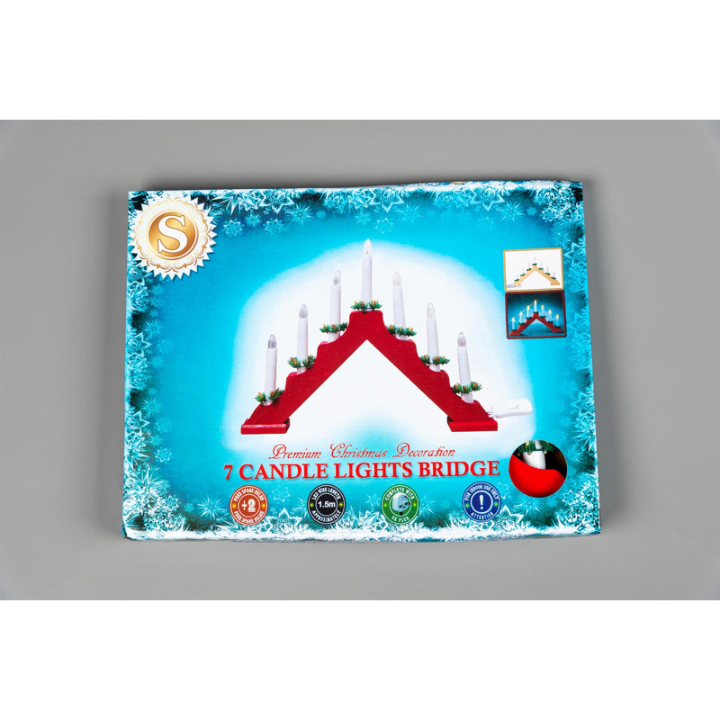 LED Indoor / Outdoor Single Christmas Light, Red, 410cm H x 410cm L x 4cm D