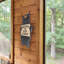 Plaque en métal ours noir «Welcome to our Cabin» - Rustic Lodge 22,5 pouces