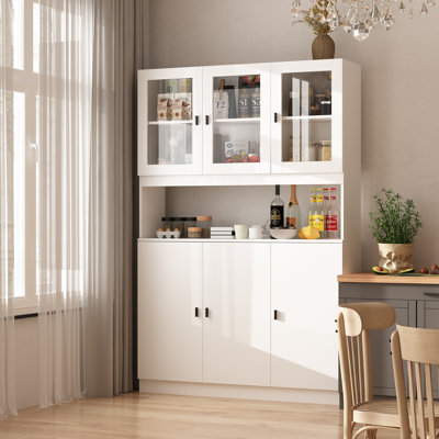 Garde-manger 71 po H avec 6 armoires 6 portes et 1 tablette ouverte