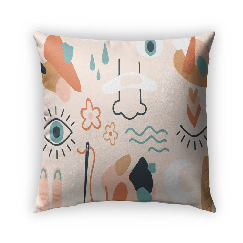 Housse de coussin carrée extérieure/insert, 26 po x 26 po