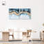 «Serene Abstract Duet», reproduction d'art sur toile, ensemble d'art abstrait côtier par Art Remedy, galerie tendue, 30 x 30-501518395-501518384