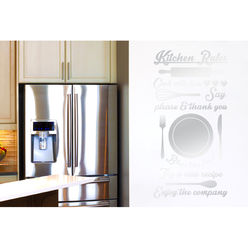 Wall Decal, Shiny Silver