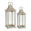 Lanterne de bougie en bois décorative, porte-lanterne ouragan