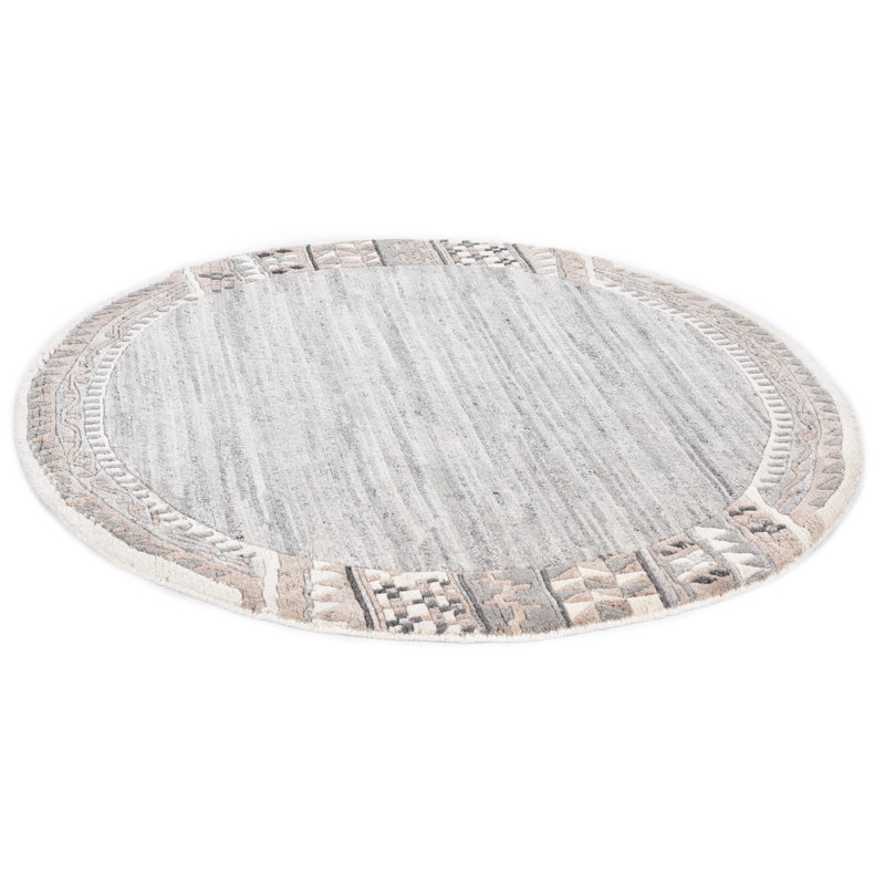 Nakarta Wool Hand Woven Area Rug, Round 190cm