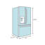 33" Counter Depth French Door 18.6 cu. ft. Smart ENERGY STAR Refrigerator-1850225515