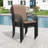 8-Person Square Outdoor Patio Dining Set With Stackable Chairs-1633925507