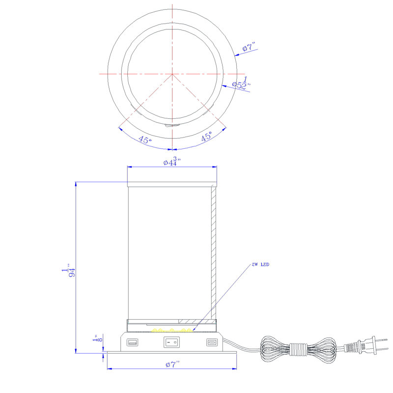 Lampe de table Alander