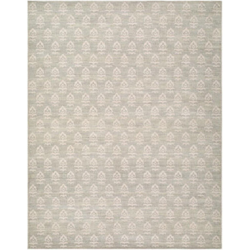 Jenni Yolo Home x Livabliss Flora Rug, Rectangle 2' x 2'11", Sage/Ivory