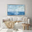 "Silver Blue Sea" par Pamela Munger, reproduction sur toile dans un cadre flottant-110964989-110964990