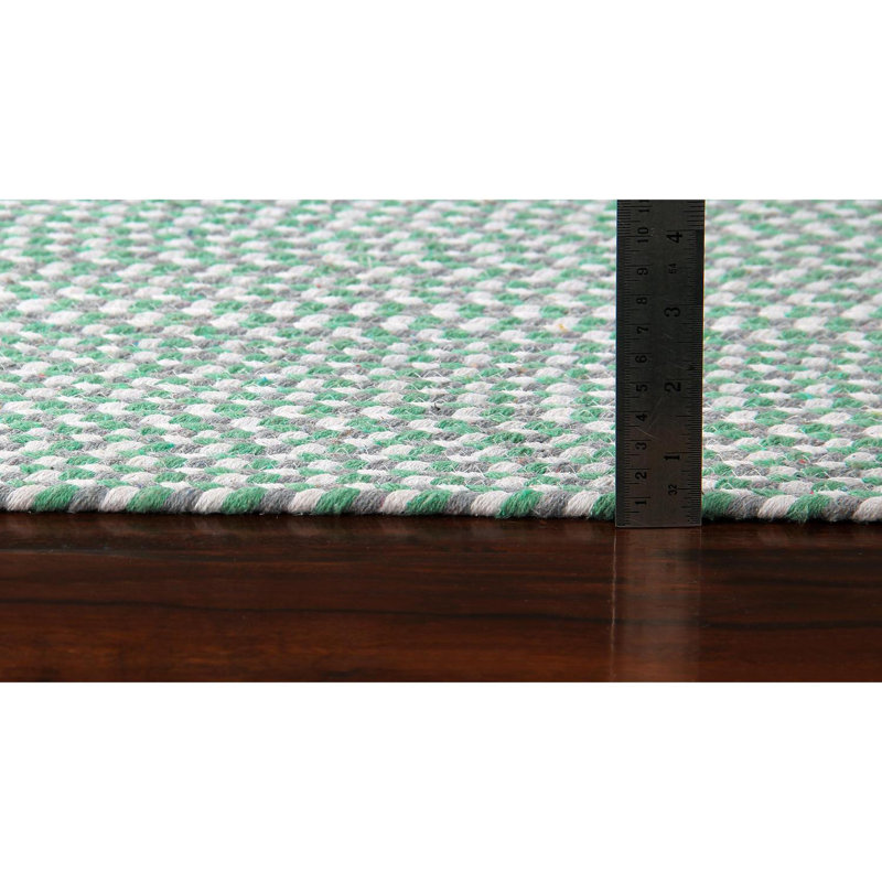 Tapis tressé à la main Tatums, Rond 4 pi