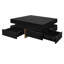 Table basse haute brillance avec 4 tiroirs-1627876421