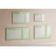 Magnetic Memo Board Whiteboard - 120 x 60 cm - With Marker and Magnets - Weekly menu