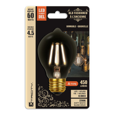 4.5W E26 Dimmable LED Edison Light Bulb