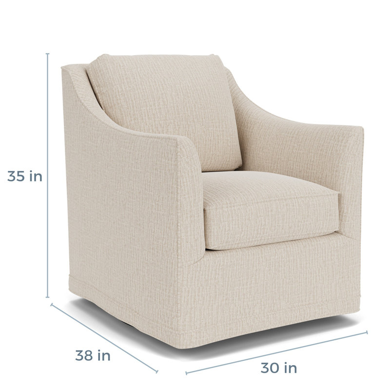Baldwin Swivel Chair, Imperial Ivy