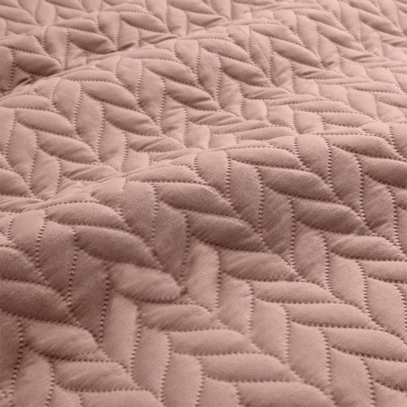 Ensemble de couvre-lit matelassé en microfibre moderne et contemporaine, Couvre-lit simple + 1 taie d'oreiller standard