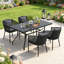 Chaise de patio d'extérieur avec coussin Wricker-1445862534