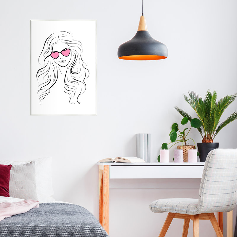 Plaque murale lunettes de soleil Leila, H 19 po x l 13 po