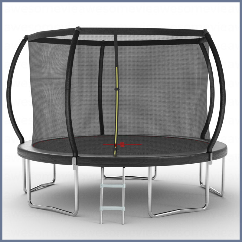 Trampoline 12 pi - standard - noir