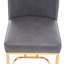 Tabouret de comptoir rembourré avec structure en métal
