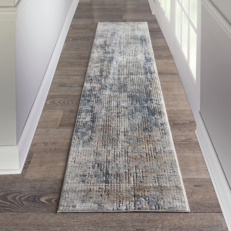 Adda Abstract Blue/Gray Area Rug