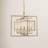Wilcher Lottie 5-Light Metal Chandelier with Adjustable Height