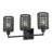Cassiday 3 Light Black Vanity Sconce-121436182