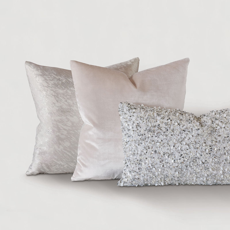 Vionnet Lumbar Pillow Cover & Insert, Polyester