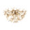 Corfu Semi Flush in Ivory Coco