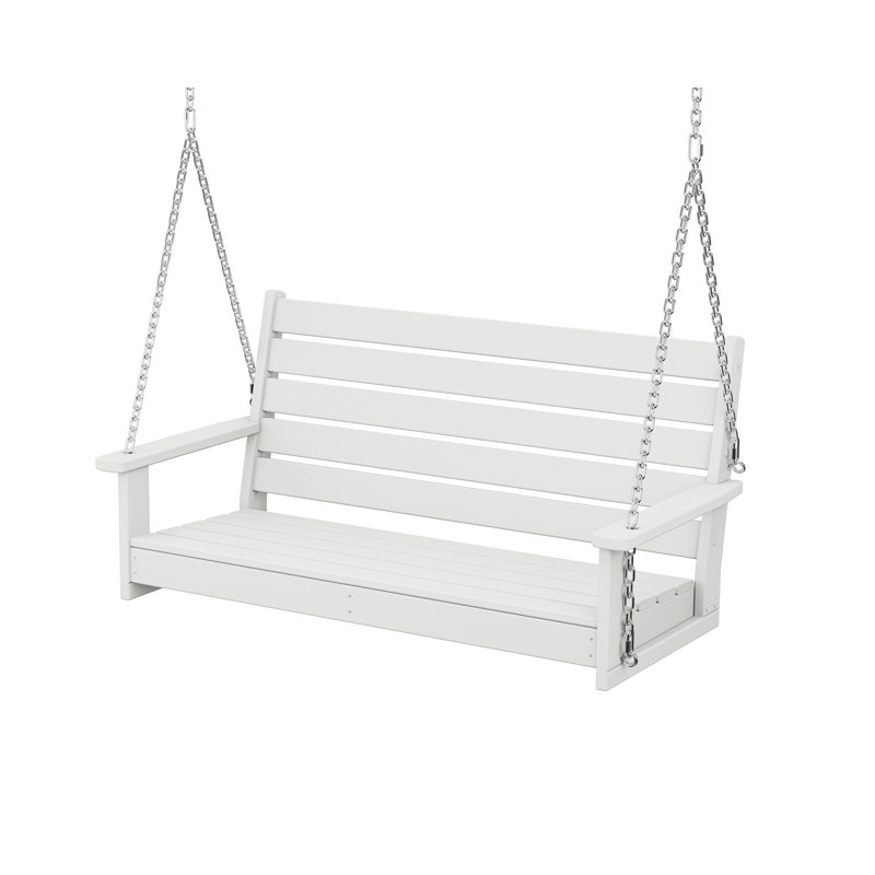 Balancelle 2 personnes POLYWOOD Monterey Bay, Blanc classique