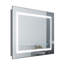 Miroir de salle de bain 48 x 36 pouces à DEL, miroir à DEL 3000-6000K dégradé à l'avant et à l'arrière pour la salle de bain, 3 couleurs à intensité variable, anti-buée amélioré IP54, miroir mural à plaques suspendues (seulement les miroirs, pas les armoires)
