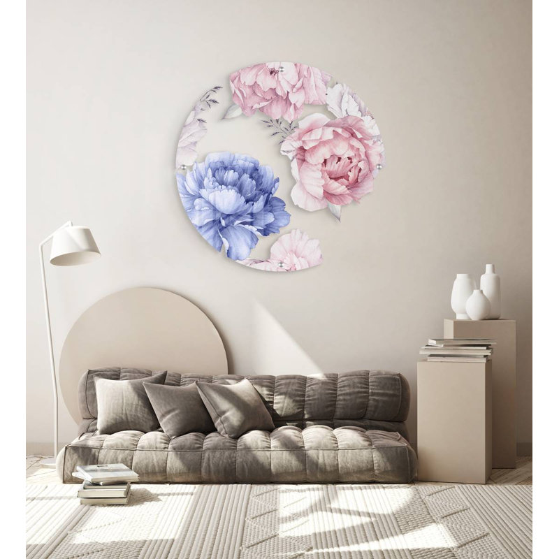 Décoration murale pivoines