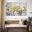 Gold And Silver Abstract On Canvas Print-565490181