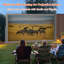 Retractable Outdoor Privacy Screen with Aluminum Frame and Waterproof Polyester Fabric-139209877