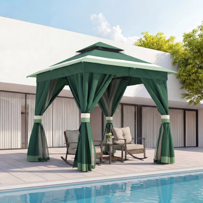Pavillon de jardin en acier