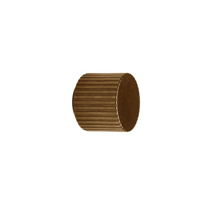 Flute Bronze Cylindrical Knob