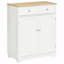 Buffet armoire, rangement à 2 tiroirs avec buffet, porte à portes de cuisine, tiroirs de bar à café, tablette réglable