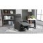 Fauteuil de cinéma manuel inclinable en lin Latitude Run®-1225658297