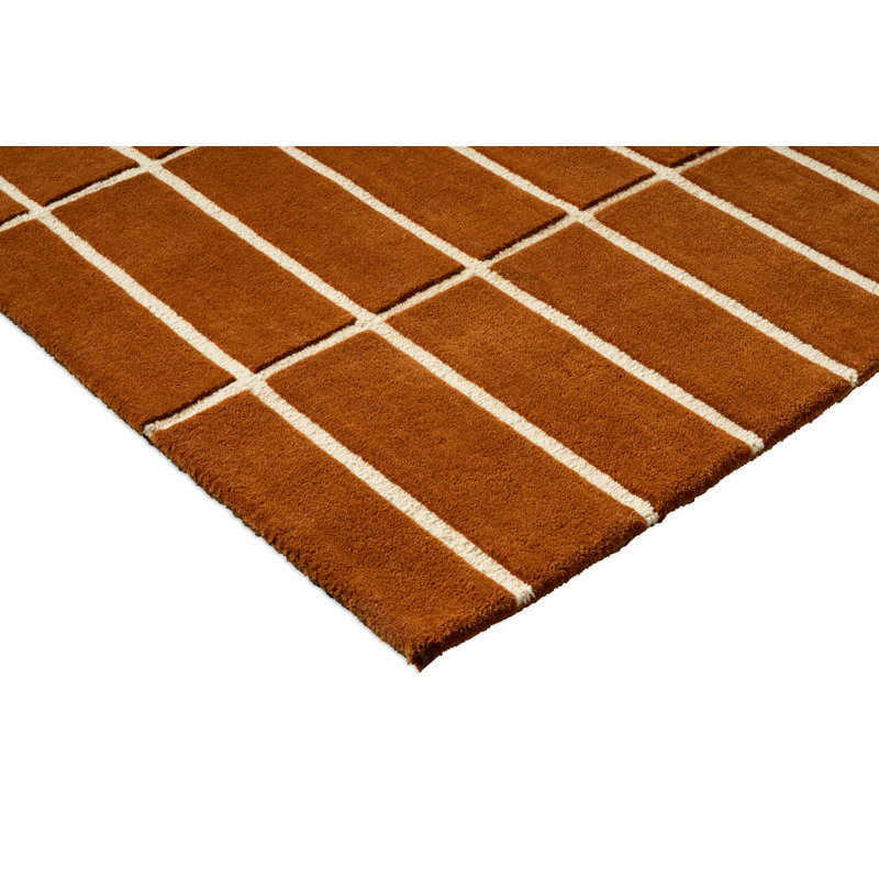 Tiiliskivi Green | 132907, Brown, Rectangle  8'2" x 11'6"
