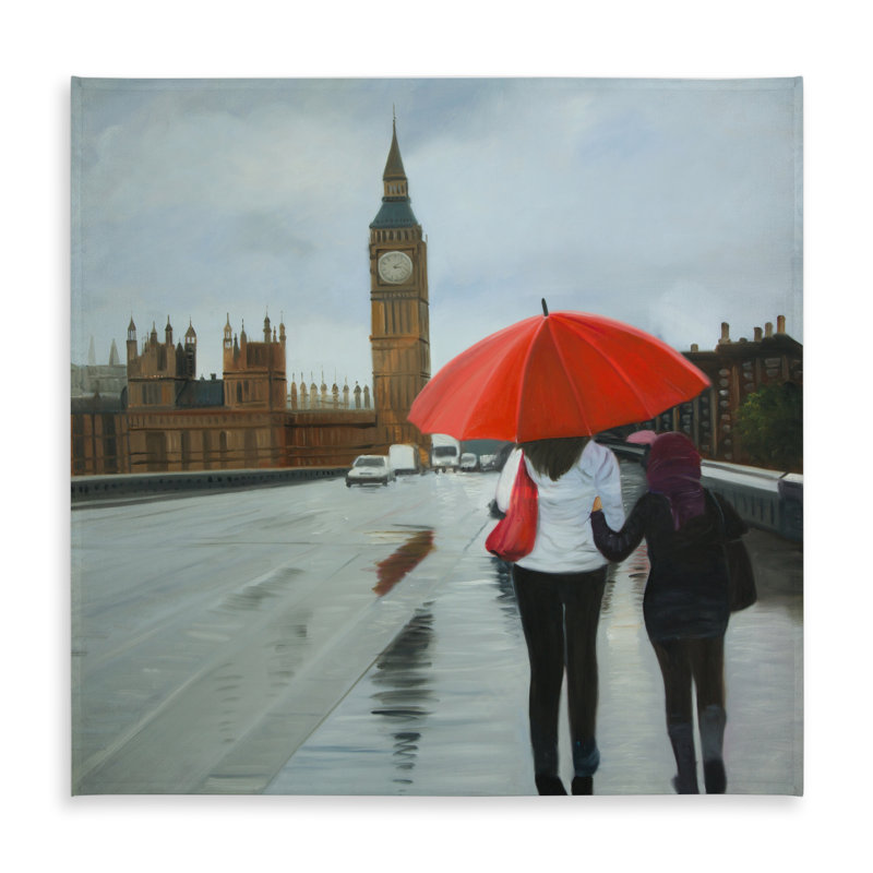 British Under Umbrella Tablecloth | Big Ben Home Decor