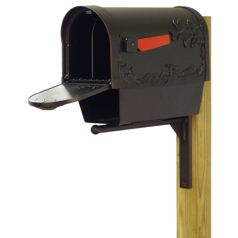 Hummingbird Aluminum Post Mounted Post box