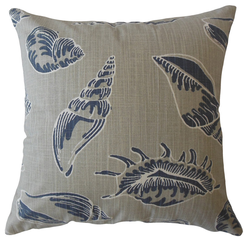 Coussin en coton côtier Ikia, 12 po x 18 po