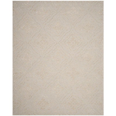 Tapis doré / taupe en laine touffeté à la main Denby