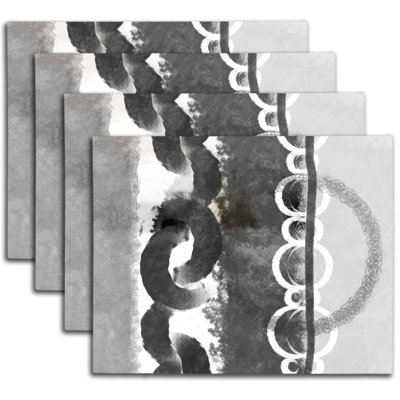 Napperon abstrait en polyester