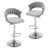 Gris / structure argent