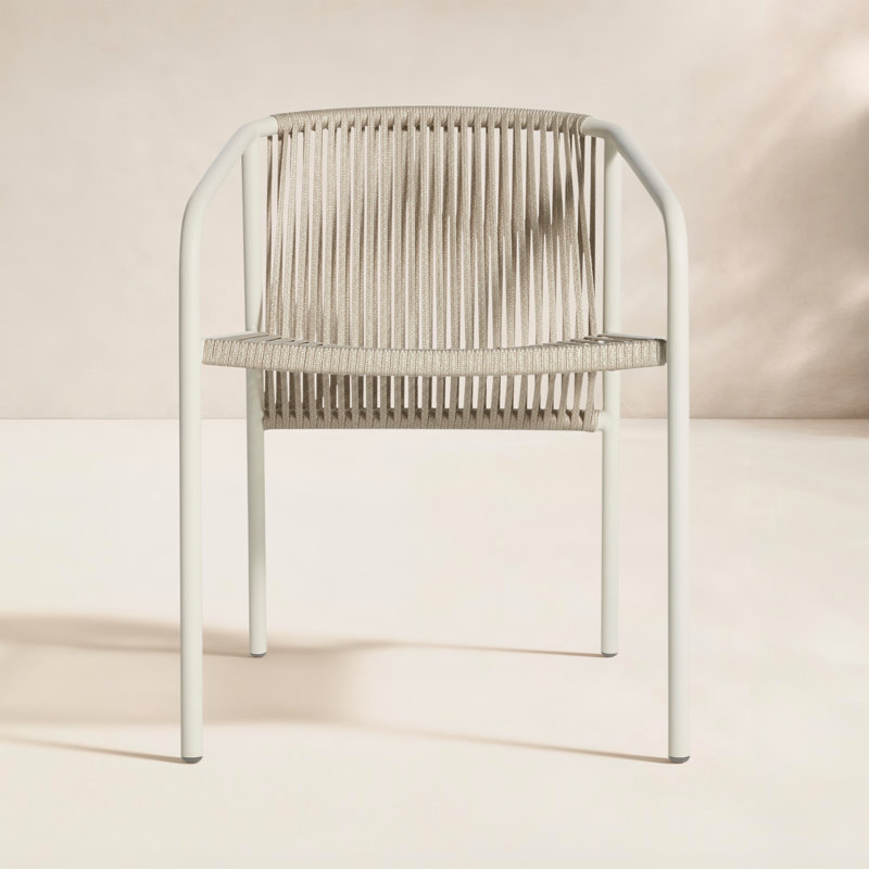 Lookout Outdoor Dining Armchair, White