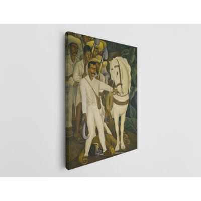 Diego Rivera Agrarian Leader Zapata Canvas Print