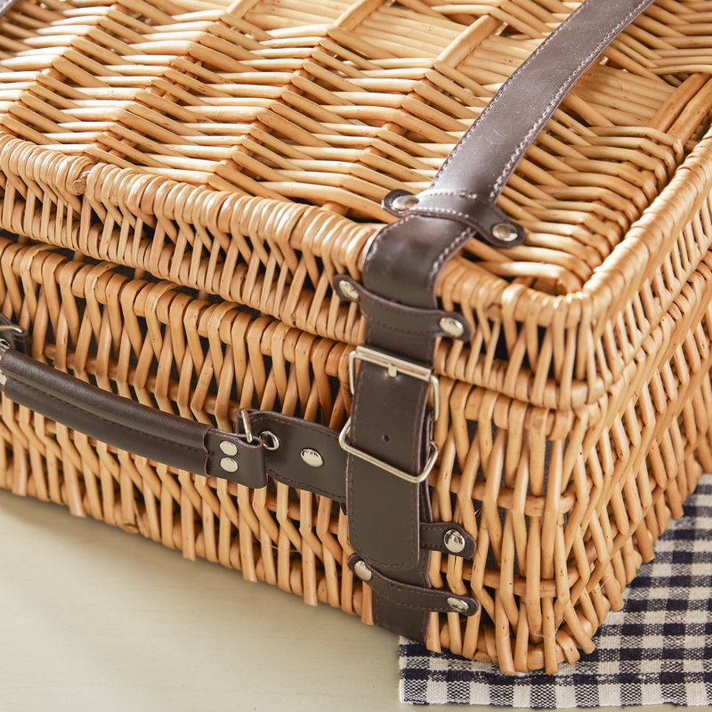 Panier de pique-nique Champion - grand ensemble de pique-nique pour 2, Bleu marine / ardoise