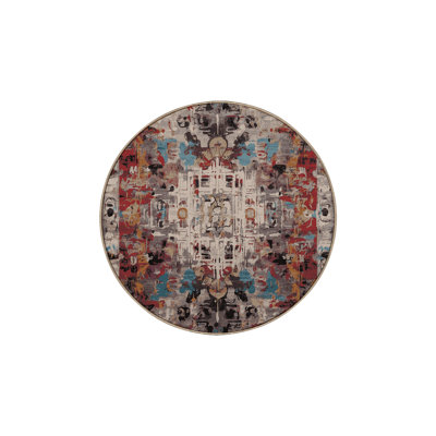 Machine Washable Brown Area Rug
