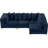Izara Velvet L-Shaped Sectional Reversible-82749476