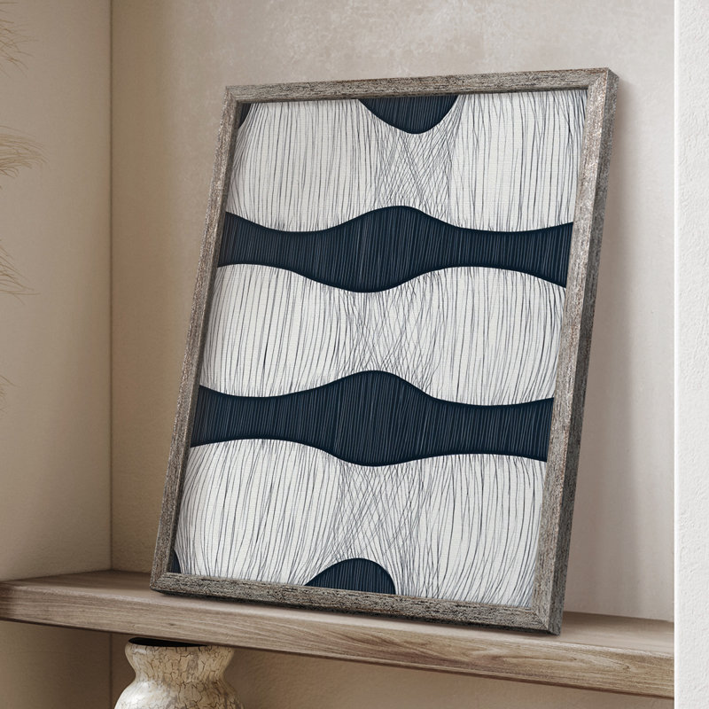 ABSTRACT Series DCCVII Framed Print - Solid Wood, 11" H x 9" W